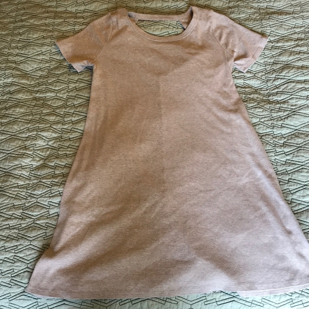 Gray T-shirt dress